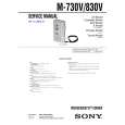 SONY M830V Service Manual