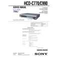 SONY HCDC770 Service Manual