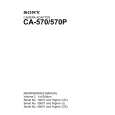 SONY CA-570 Service Manual