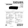 SONY TCK215 Service Manual