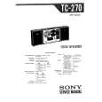 SONY TC-270 Service Manual