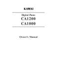 KAWAI CA1000 Owner's Manual