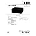 SONY TANR1 Service Manual