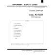 SHARP PC-A250 Parts Catalog