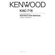 KENWOOD KAC718 Owner's Manual