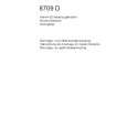 AEG 8709D Owner's Manual