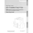 PANASONIC FP7735MX Owner's Manual