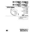 SONY KVF29MZ1 Service Manual