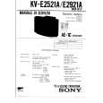 SONY KVE2921A Service Manual