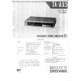 SONY TAAX5 Service Manual