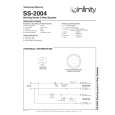 INFINITY SS-2004 Service Manual