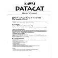 KAWAI DATACAT Owner's Manual