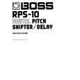 BOSS RPS-10 Owner's Manual