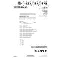 SONY MHCBX2 Service Manual