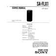 SONY SAFLX1 Service Manual