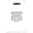 ZANUSSI ZF165T Owner's Manual