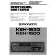 PIONEER KEH-1530 Owner's Manual