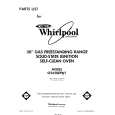 WHIRLPOOL SF365BEPW1 Parts Catalog