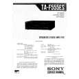 SONY TAF555ES Service Manual