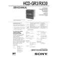 SONY HCDGR3 Service Manual
