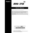 ROLAND RS-70 Owner's Manual