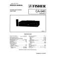 FISHER CA-540 Service Manual