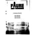 FAURE FCH318W Owner's Manual