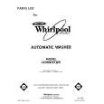 WHIRLPOOL LA5600XTW0 Parts Catalog
