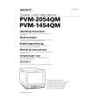 SONY PVM-2054QM Owner's Manual