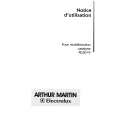 ARTHUR MARTIN ELECTROLUX FE2019W1 Owner's Manual