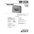 SONY WM-EX334 Service Manual