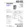 SONY HCDED2 Service Manual