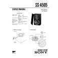 SONY SSA505 Service Manual