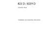 AEG 825D-b Owner's Manual