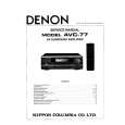 DENON AVC77 Service Manual