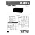 SONY TAN80ES Owner's Manual