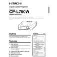 HITACHI CPL750W Owner's Manual