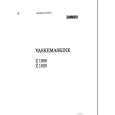 ZANUSSI Z1020 Owner's Manual