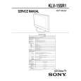 SONY KLV-15SR1 Service Manual