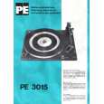 PE PE3015 Owner's Manual