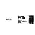 CASIO DC830 Owner's Manual