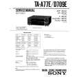 SONY TAD709E Service Manual