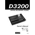 KORG D3200 Owner's Manual