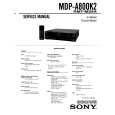 SONY MDP-A800K2 Service Manual