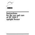 ZANUSSI ZP3130 Owner's Manual