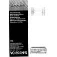 SHARP VC393N Owner's Manual