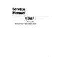 FISHER CA276 Service Manual