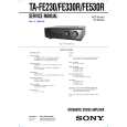 SONY TAFE330R Service Manual