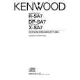 KENWOOD X-SA7 Owner's Manual