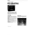 SONY KV-2647RX Owner's Manual